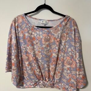 OLI VIV floral top